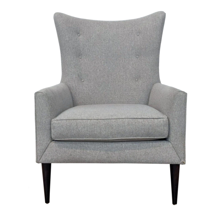 room and board modern louis wingback lounge chair 9292