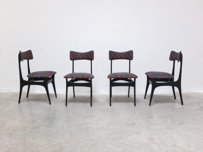 s3 dining chairs by alfred hendrickx for belform 1950s set of 4 0204