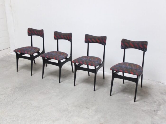 s3 dining chairs by alfred hendrickx for belform 1950s set of 4 6044