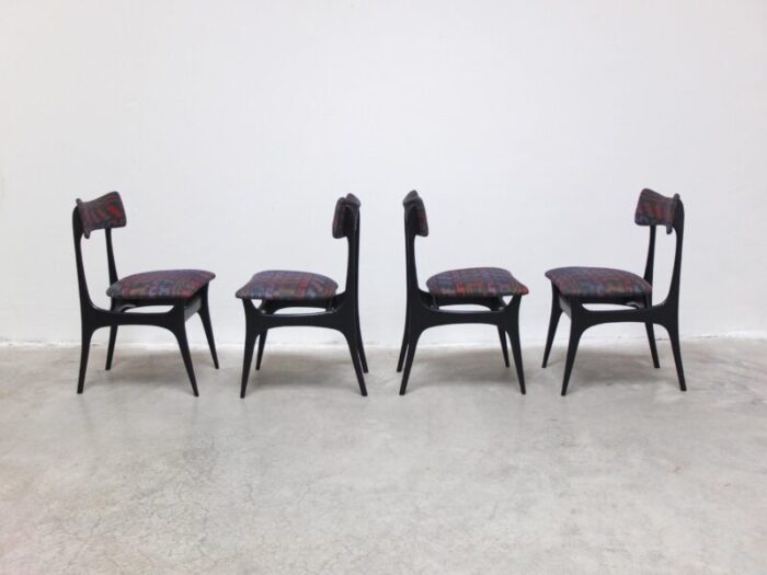 s3 dining chairs by alfred hendrickx for belform 1950s set of 4 9800