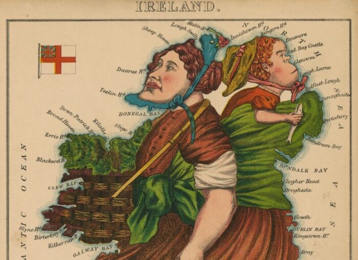 satirical map of ireland 2