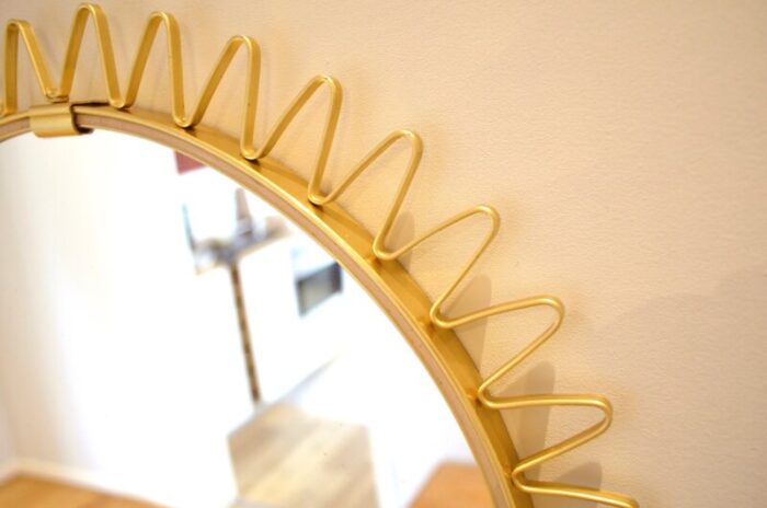 scandinavian sunburst mirror 1950s 9