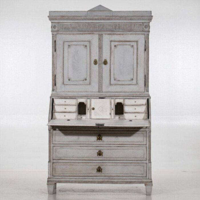 scandinavian two parts bureau 1790s 5387