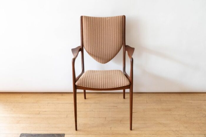 set of 6 vladimir kagan walnut dining chairs circa 1950s 6472