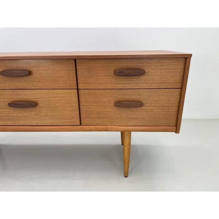 sideboard with drawer in teak uk 1960s 3230