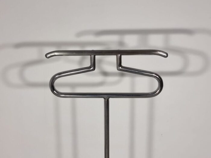 silver metal coat hanger 2