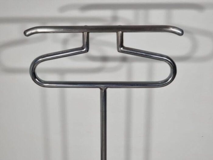 silver metal coat hanger 9