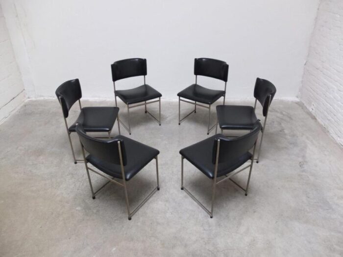 sm08 dining chairs by cees braakman for pastoe 1960s set of 6 0031