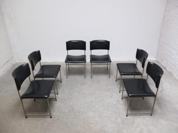 sm08 dining chairs by cees braakman for pastoe 1960s set of 6 3147