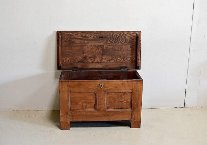 small 19th century ash chest 10