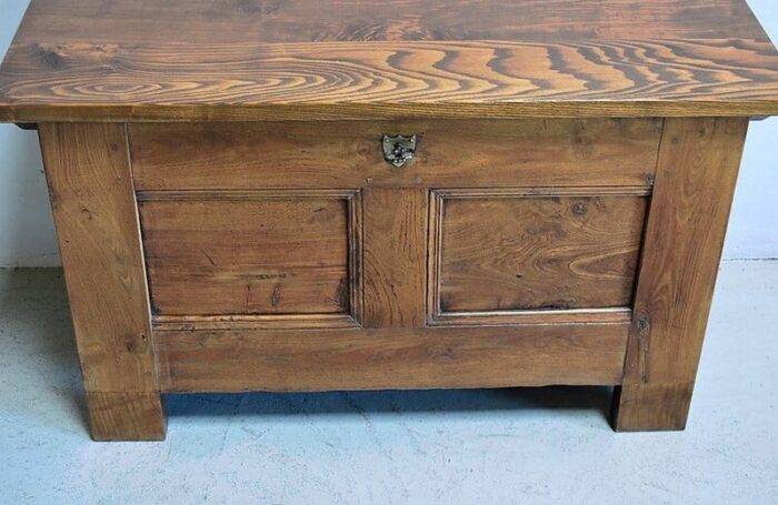 small 19th century ash chest 12