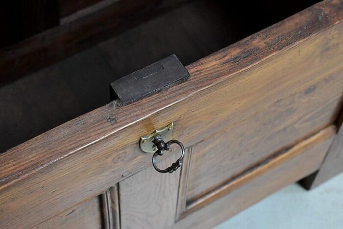 small 19th century ash chest 13