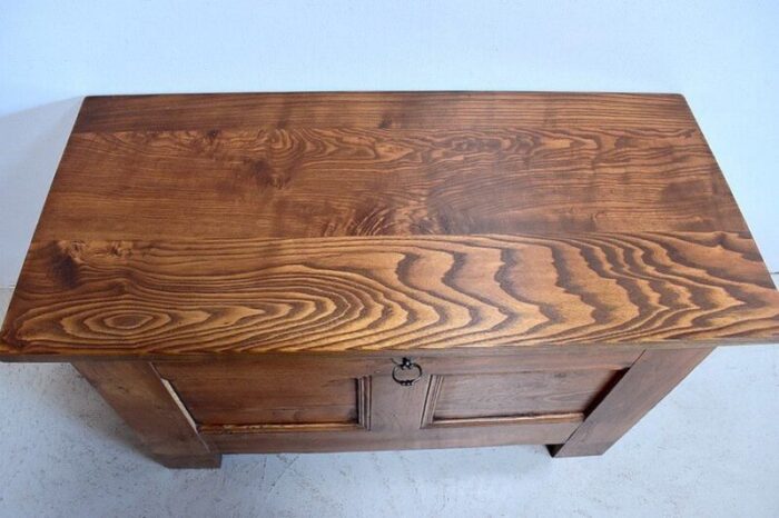 small 19th century ash chest 8