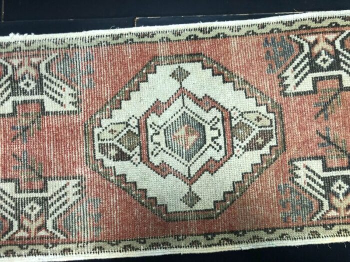 small handmade wool rug 1960s 5 9