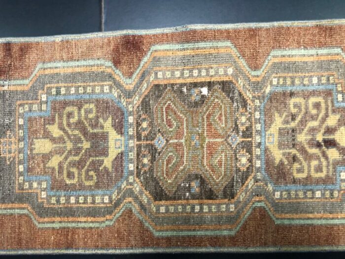 small turkish handmade wool rug 1960s 2 14