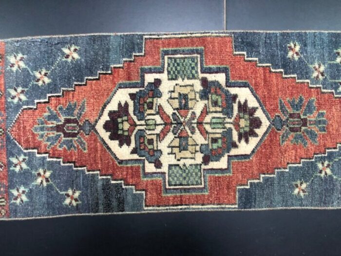 small turkish handmade wool rug 1960s 2 9