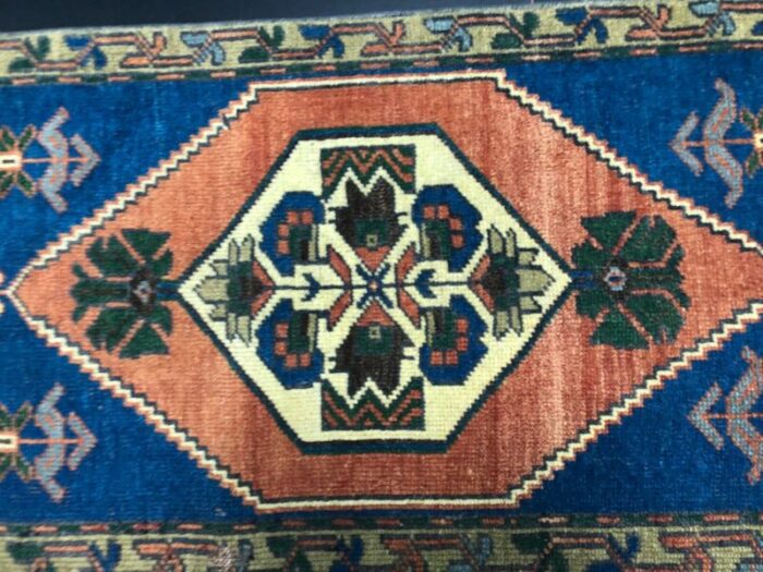 small turkish handmade wool rug 1960s 3 16