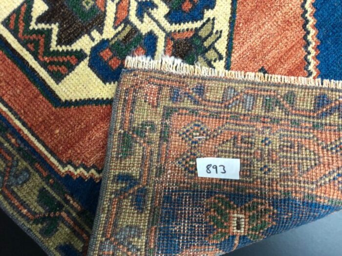 small turkish handmade wool rug 1960s 4 16