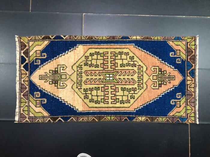 small turkish wool rug 1960s 1 5