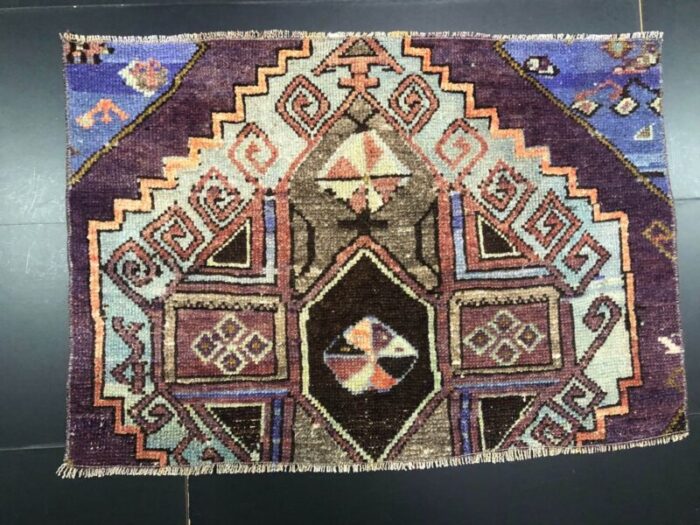 small turkish wool rug 1960s 2 2