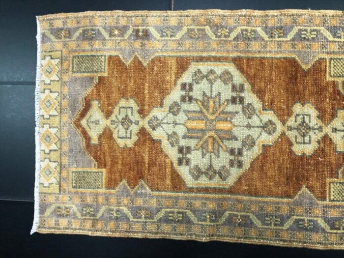 small turkish wool rug 1960s 2 3