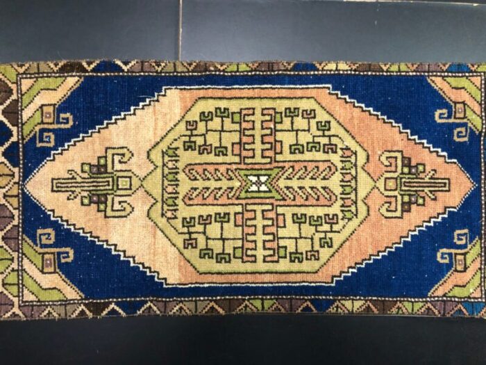 small turkish wool rug 1960s 3 5