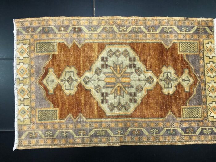 small turkish wool rug 1960s 4 3