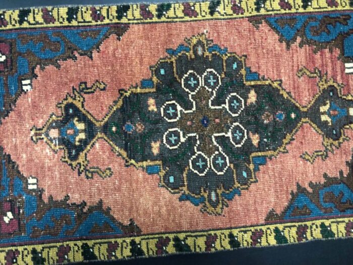 small turkish wool rug 1960s 4 4