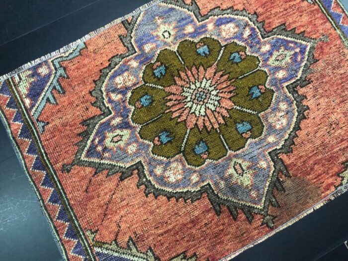 small turkish wool rug 1960s 4