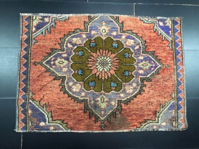 small turkish wool rug 1960s 5