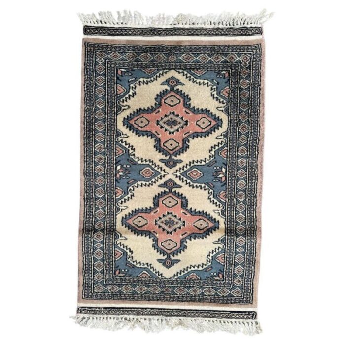 small vintage pakistani rug 1980s 1 1