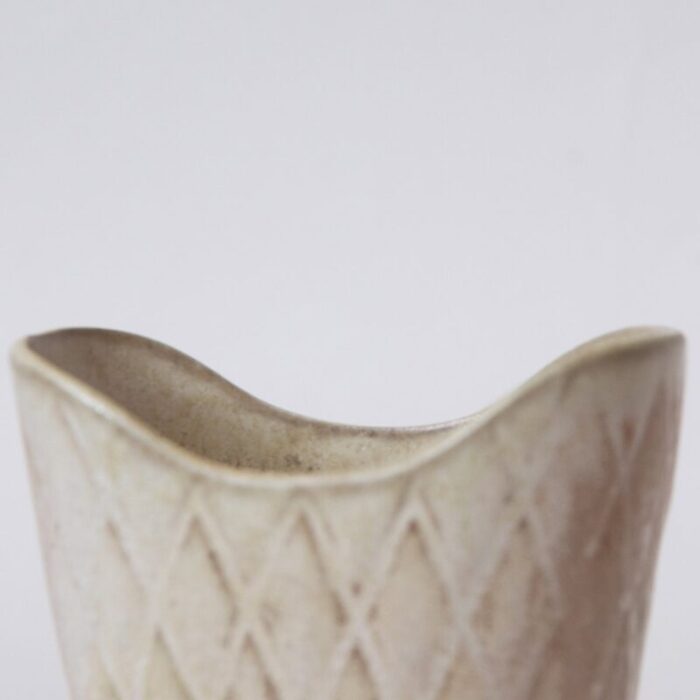 small white vase by gunnar nylund for roerstrand 1950s 4