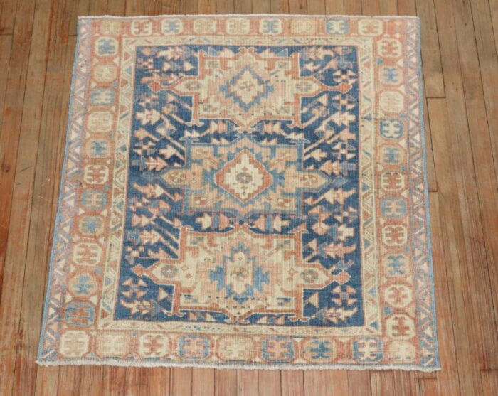 square antique persian heriz rug 36 x 38 0262