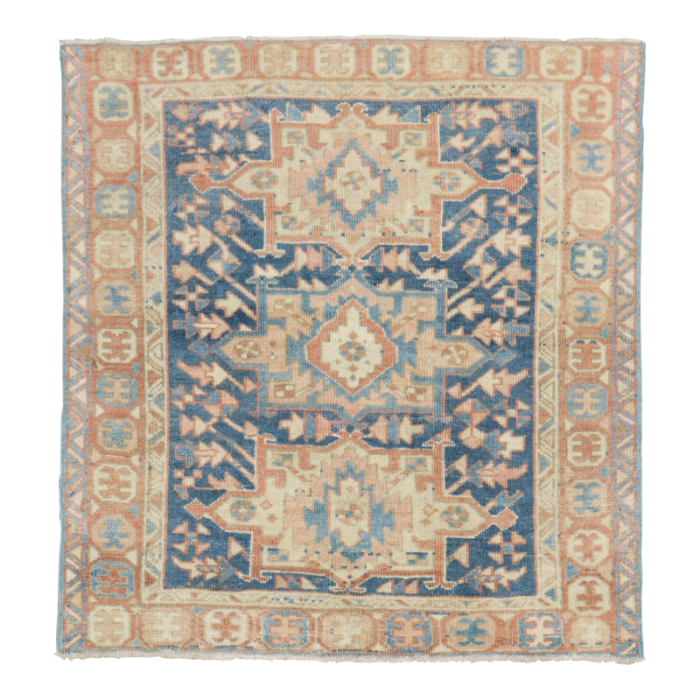 square antique persian heriz rug 36 x 38 4239