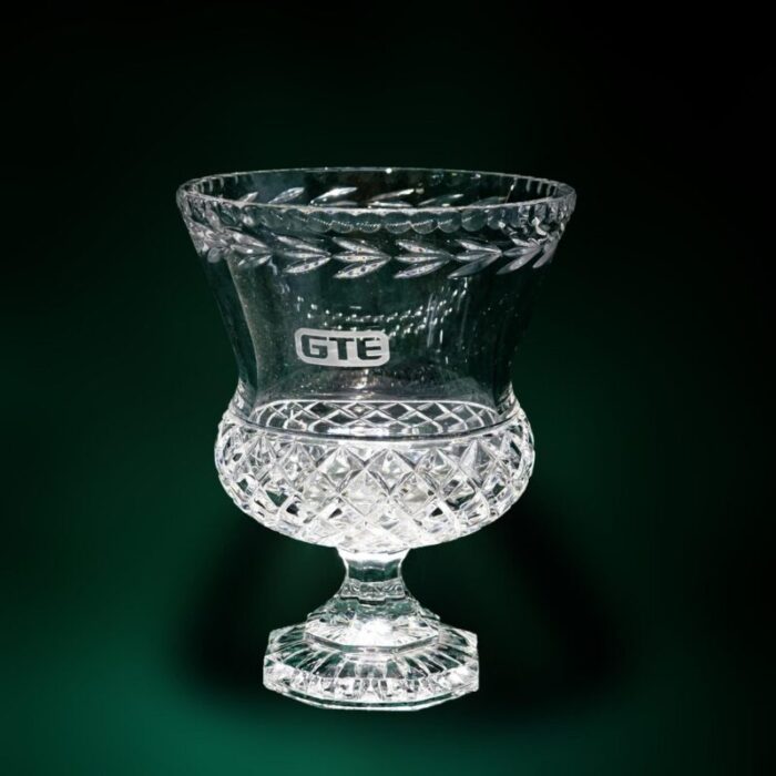 steuben school engraved crystal gte trophy award cup vase c1950 2616