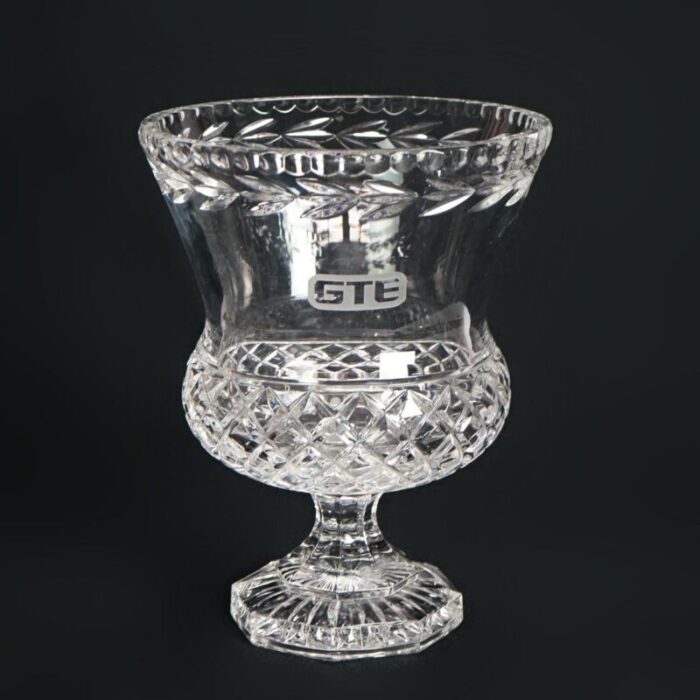 steuben school engraved crystal gte trophy award cup vase c1950 3193