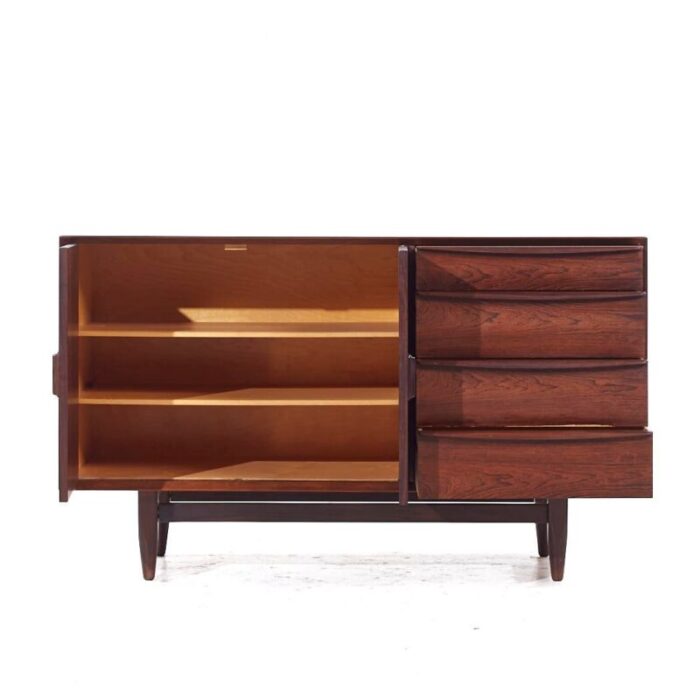 svend age madsen for falster mid century danish rosewood credenza 3647