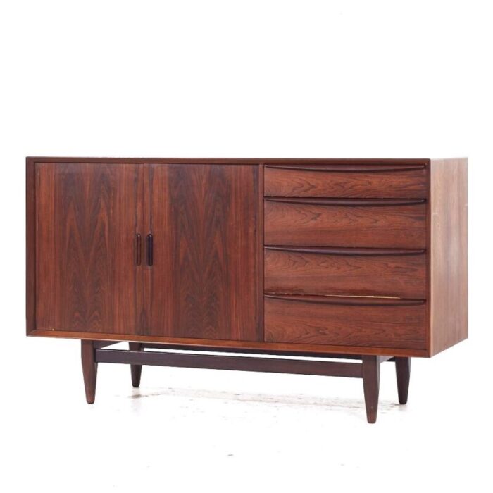 svend age madsen for falster mid century danish rosewood credenza 6273