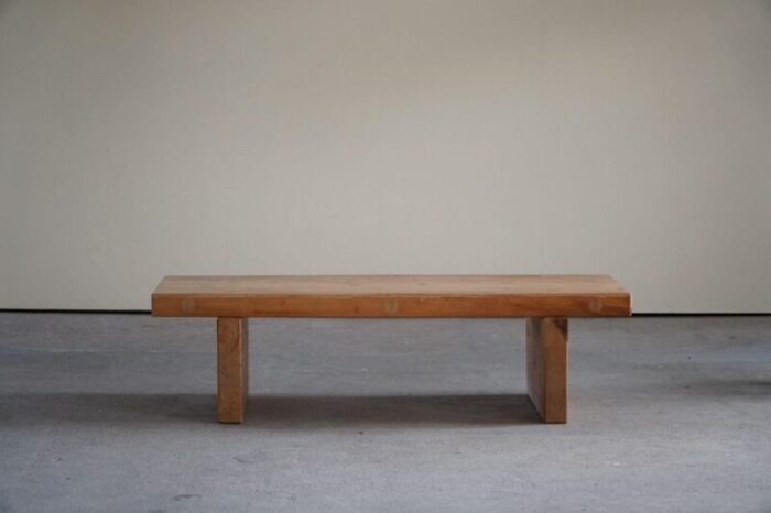 swedish modern model bambse pine bench attributed to roland wilhelmsson 1973 6744