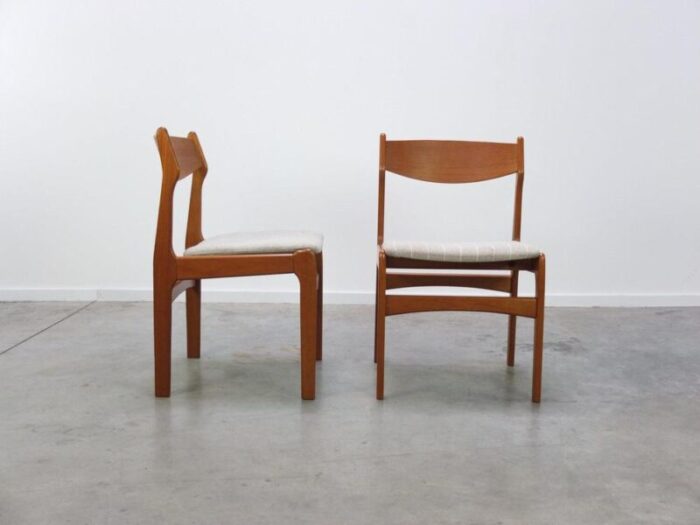 teak dining chairs by erik buch for anderstrup mbelfabrik 1960s set of 2 0101