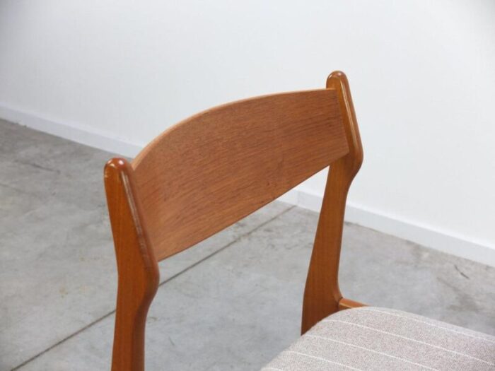 teak dining chairs by erik buch for anderstrup mbelfabrik 1960s set of 2 0982