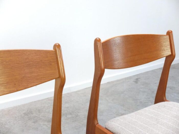 teak dining chairs by erik buch for anderstrup mbelfabrik 1960s set of 2 5538