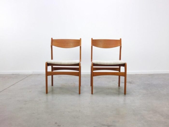 teak dining chairs by erik buch for anderstrup mbelfabrik 1960s set of 2 6994