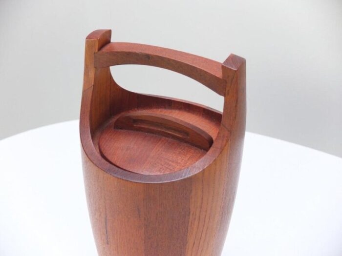 teak ice bucket by jens quistgaard for dansk design 1950s 1055