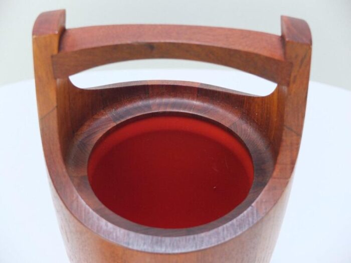 teak ice bucket by jens quistgaard for dansk design 1950s 5258