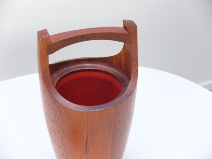 teak ice bucket by jens quistgaard for dansk design 1950s 9404