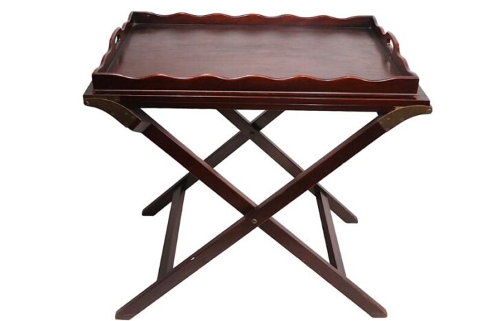 the party butler folding tray table by baker furniture inc 2901