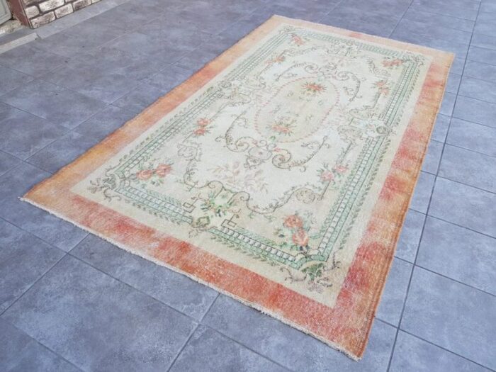 traditional overdyed rug 1960 1