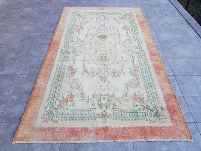 traditional overdyed rug 1960 10