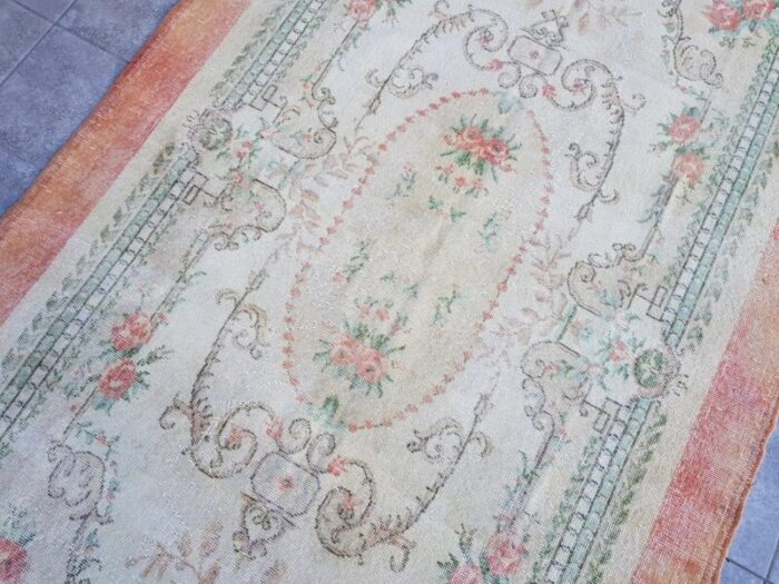 traditional overdyed rug 1960 3